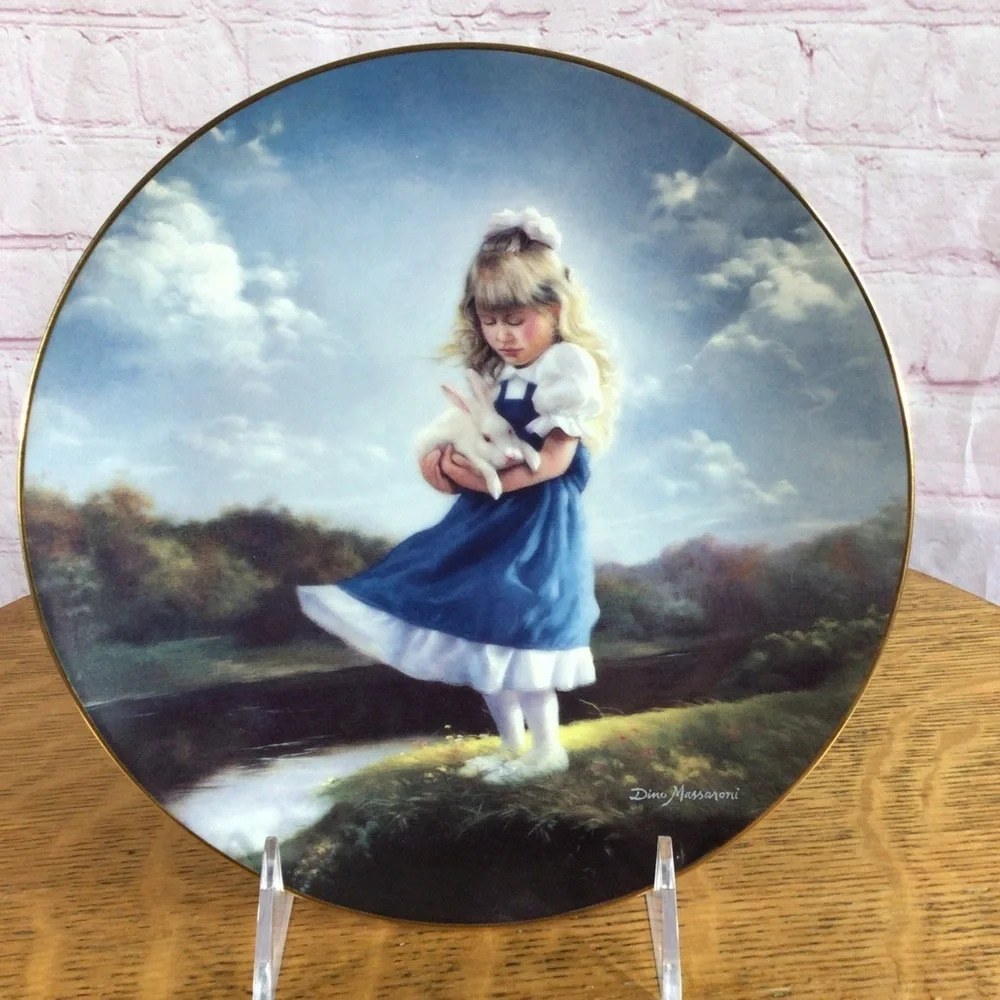 Vintage Dino Massaroni “Just You And Me” Commemorative Plate